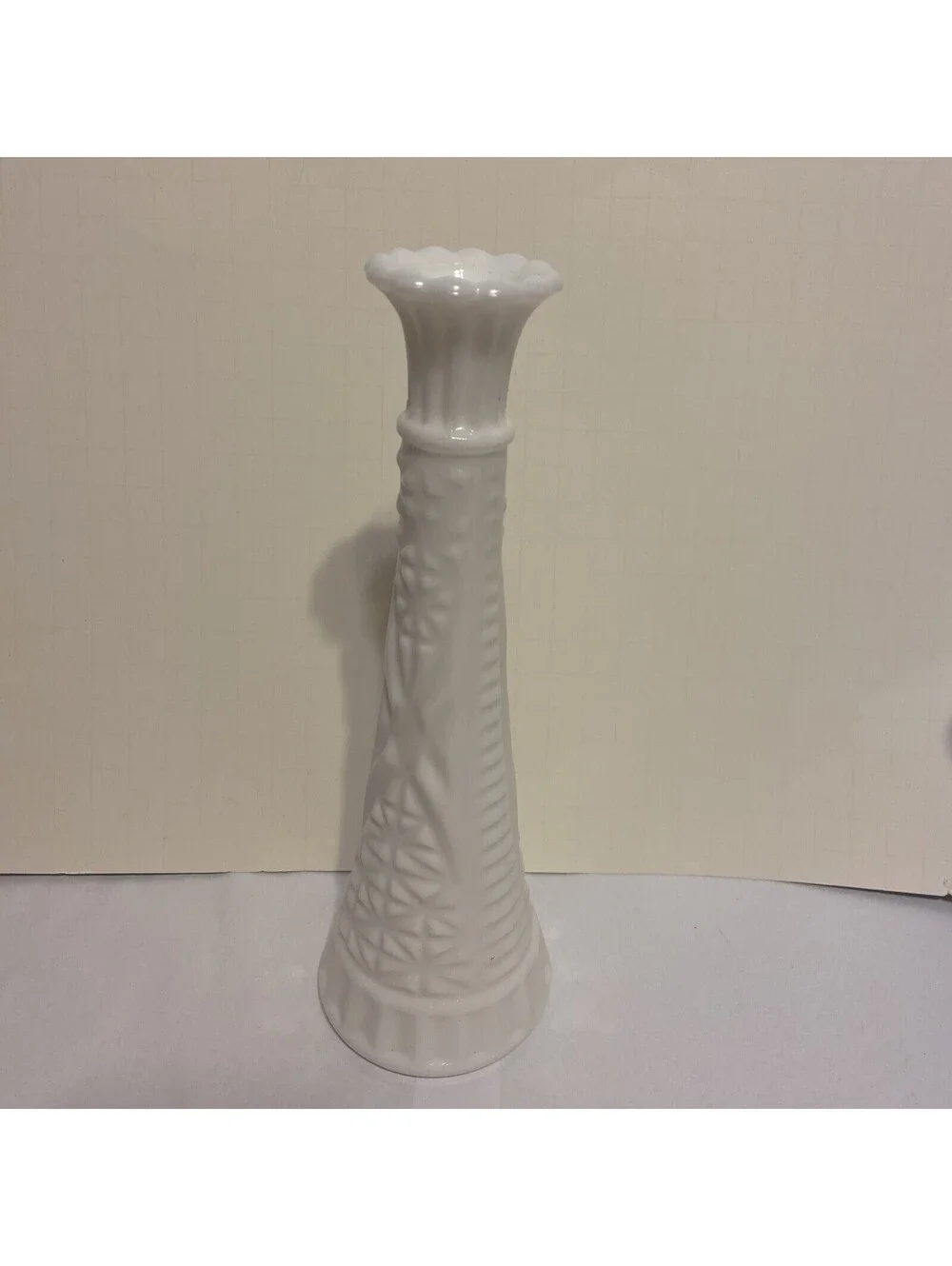 vintage white milk glass bud vase Wedding Vases.